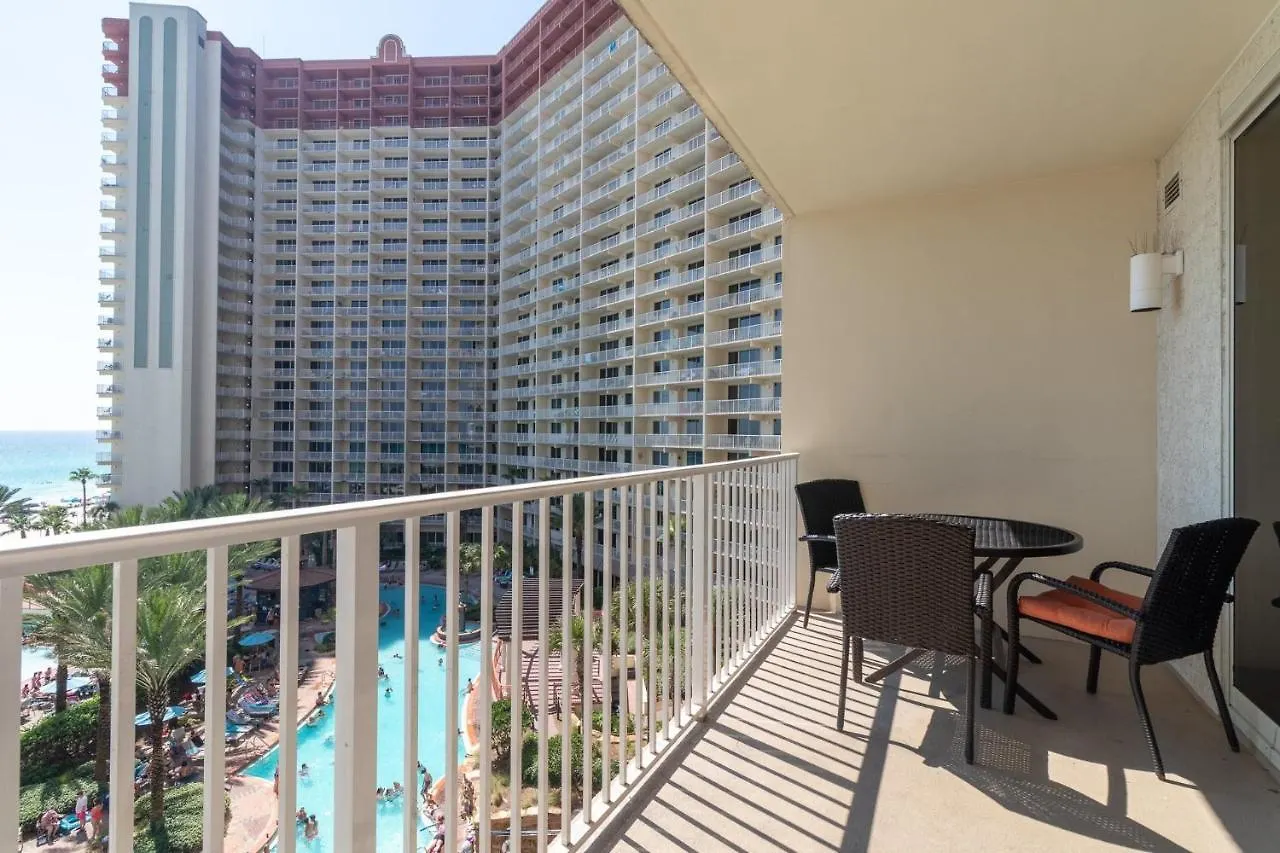 Apartment Shores Of Panama 621-Sleeps 8, Free Beach Fun! Reserved Parking Space! Condo Panama City Beach