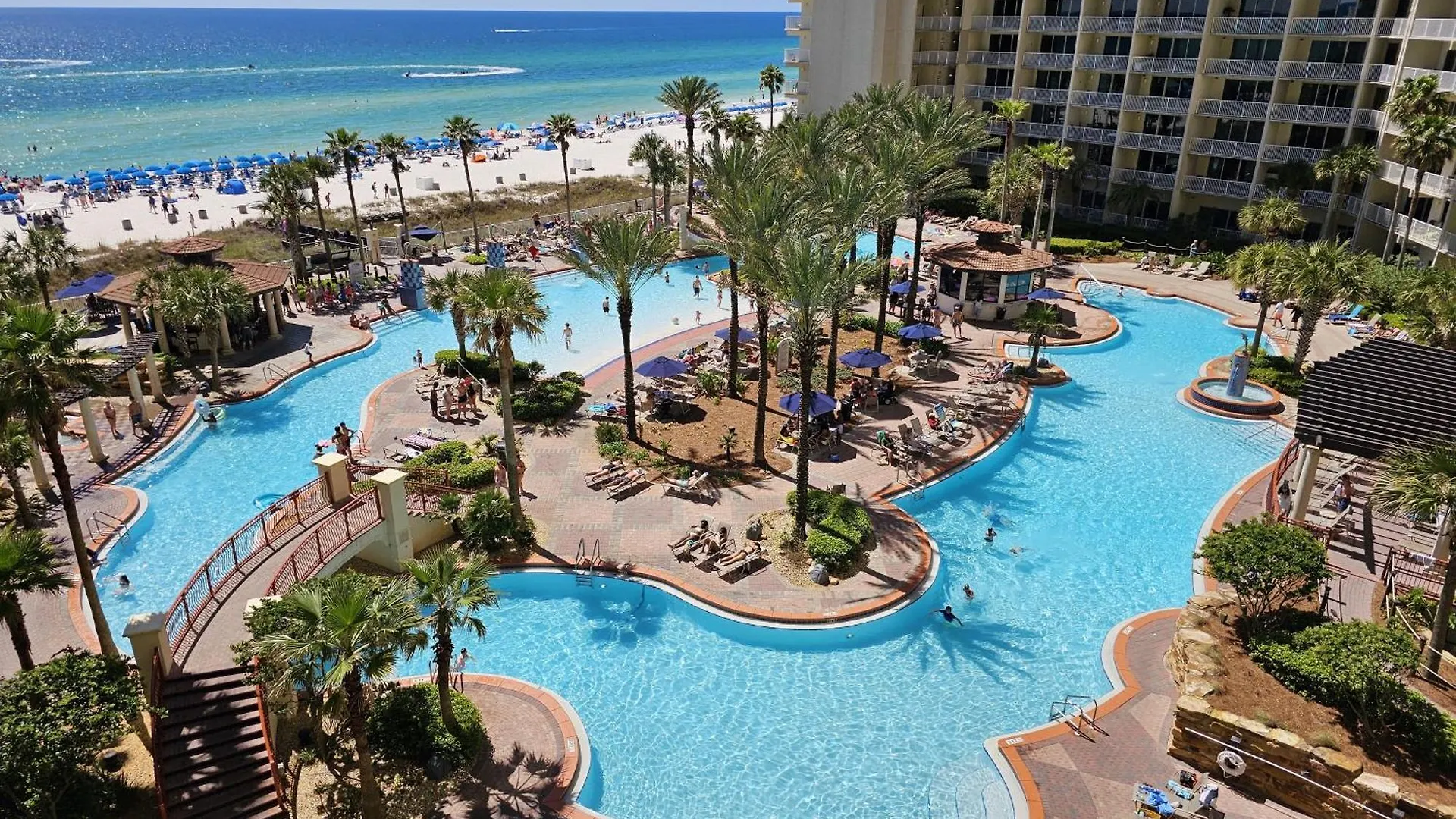 Apartment Shores Of Panama 621-Sleeps 8, Free Beach Fun! Reserved Parking Space! Condo Panama City Beach
